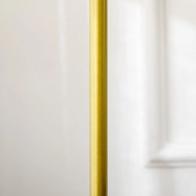 HOMCOM 1.52m Ruhafogó Fém Kerettel, Márvány Alappal, Szabadon Álló Kabátállvány Sapkák, Kabátok és Táskák Részére, Előszobába, Hálószobába, Előszobaké