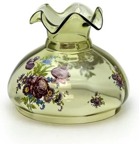 Petroleumlámpa JASMÍNA 50 cm erdőzöld színben