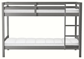 Gyerek emeletes ágy 90 cm Invocato (szürke) (ágyráccsal). 1116362