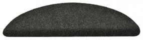 15 db antracit tűlyukasztott öntapadó lépcsővédő 56 x 17 x 3 cm