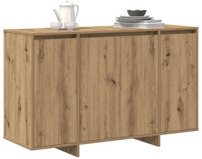 Tölgy étkezőszekrény Művészi tölgy Szerelt fa 120 x 41 x 75 cm