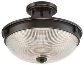 Quoizel QZ-MANTLE-SF-PN - Felületre szerelhető csillár  MANTLE 2xE27/60W/230V bronz