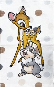 Disney Bambi Dotty Friends kéztörlő, arctörlő, törölköző 30x50 cm