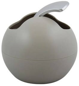 Szürkésbarna műanyag szemetes 1 l Bowl Matt – Spirella