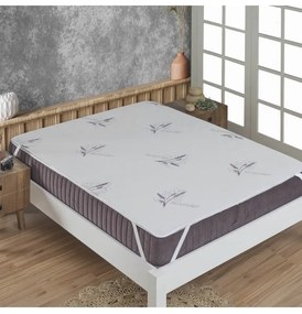 EMI Lavender vízálló lepedő a kerületén gumiszalaggal, 90x200-as lap