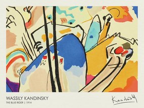 Reprodukció The Blue Rider (1914), Wassily Kandinsky