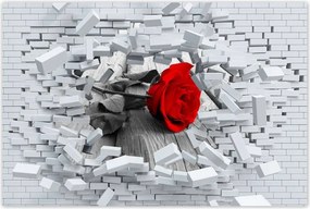 Poszterek 90x60 Vörös rózsa a hídon