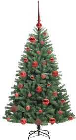 Műanyag Hajtogatós Karácsonyfa Zöld 120 cm PVC és fém