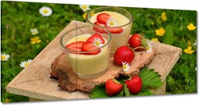 Festmények 120x60 Eper és margaréta