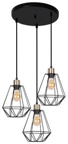 Csillár zsinóron PRIMO 3xE27/60W/230V