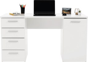 Íróasztal, fehér, EUSTACH