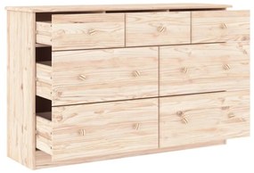 ALTA tömör fenyőfa komód 112x35x73 cm