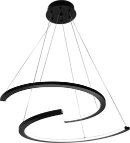 MILAGRO ML1178 Modern Led Függesztett Lámpa Fekete LED IP20