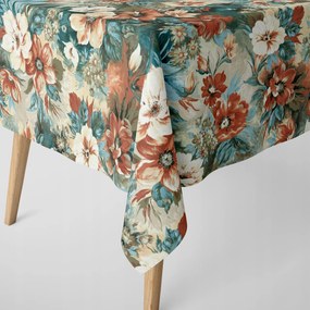 Gyönyörű Abrosz A Nappaliba, Nagy Virágok 140x180 velvet