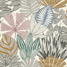 3D vinil tapéta nappaliba virágok falra 868258 Rasch