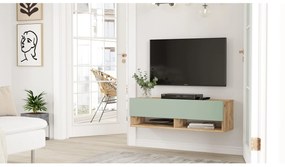 TV asztal/Szekrény France 13 (atlanti fenyő + zöld) . 1102141