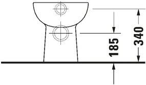 Duravit 21150900002 - Padlóra szerelhető WC D-CODE kerámia/fényes fehér