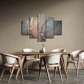 Kép - Szürke-arany márvány (150x105 cm)