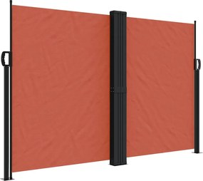 vidaXL terrakotta behúzható oldalsó napellenző 160 x 1200 cm