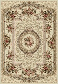 Klasszikus krémszőnyeg medállal