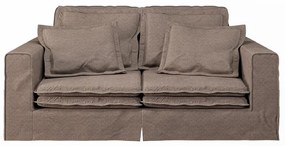 Barna kanapé 196 cm Nora – Ropez