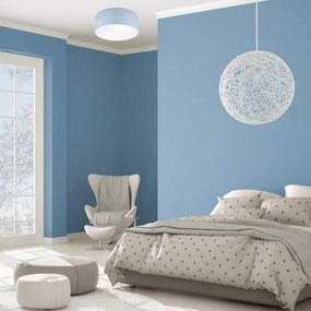 Mennyezeti lámpa SIRJA PASTEL DOUBLE 2xE27/15W/230V átm. 35 cm kék