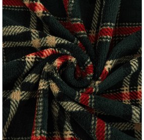 Mikroplüss lepedő GLENMOORE 160x200 cm zöld