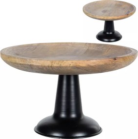 Talpas kínálótál Lábak Gyümölcsök Fa Boho Nagy 26cm kerek dekoratív