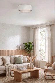 Brilagi - LED mennyezeti lámpa BOHO ECO 1xE27/10W/230V átmérő 40 cm krémszínű