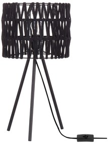 Fekete fém asztali lámpa 48 cm CULEBRA Beliani