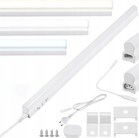 Lámpa Lineáris Led szekrény alatti lámpatest 5W 30cm 550lm léc 3 szín fény