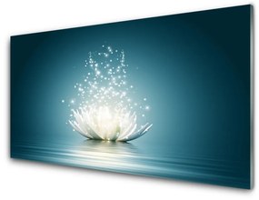 Fali üvegkép Lotus Flower Plant 120x60cm