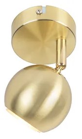 Retro kerek reflektor sárgaréz - Gissi