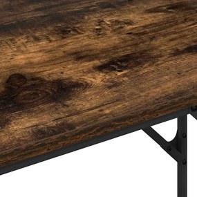 Asztal tárolóval Füstölt tölgy 100 x 50 x 86.5 cm Faanyag