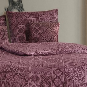 Kvalitex Pamut ágynemét Tokyo bordó, 200 x 200 cm, 2 ks 70 x 90 cm