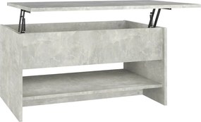 vidaXL betonszürke szerelt fa dohányzóasztal 80x50x40 cm