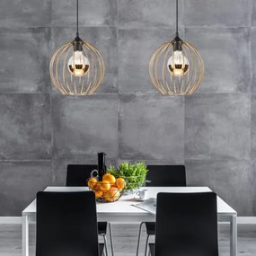 Csillár zsinóron ZOYA 1xE27/60W/230V arany