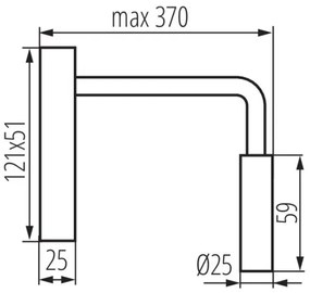 Kanlux 32523 - TONIL LED flexibilis lámpa 2,7W/230V, fehér