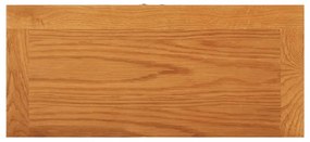 tömör tölgyfa tárolószekrény 50 x 22 x 110 cm