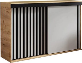 Malani 140 Tolóajtós Komód 140cm, Arany Tölgy