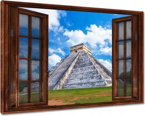 Festmények 120x80 Kukulkán piramis Mexikó