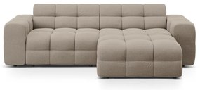 Barna sarokkanapé (jobb oldali-heverő résszel) Kendal – Micadoni