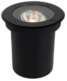 Modern kültéri talajszpotlámpa fekete AR70 állítható IP65 - Delux