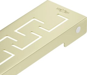 Mexen Flat M15 burkolat vonalmenti vízelvezetőhöz 90 cm, arany szálcsiszolt - 1A24090