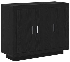 Fekete Tölgy oldalszekrény 92x35x75 cm Mérnök Fa