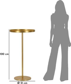 Fém kerek tárolóasztal ø 51 cm Doha – Mauro Ferretti