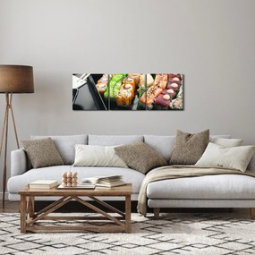 Kép - Sushi (órával) (90x30 cm)
