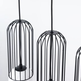 Sollux SL.1334 - Csillár zsinóron BRINA 3xG9/8W/230V fekete