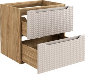 Mosdó alatti szekrény 60cm 2 fiókos