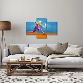 Kép - Festett teniszező (90x60 cm)
